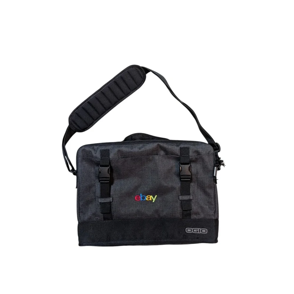 OGIO eBay Branded Briefcase Shoulder Bag Messenger Charcoal Mens Womens‎
